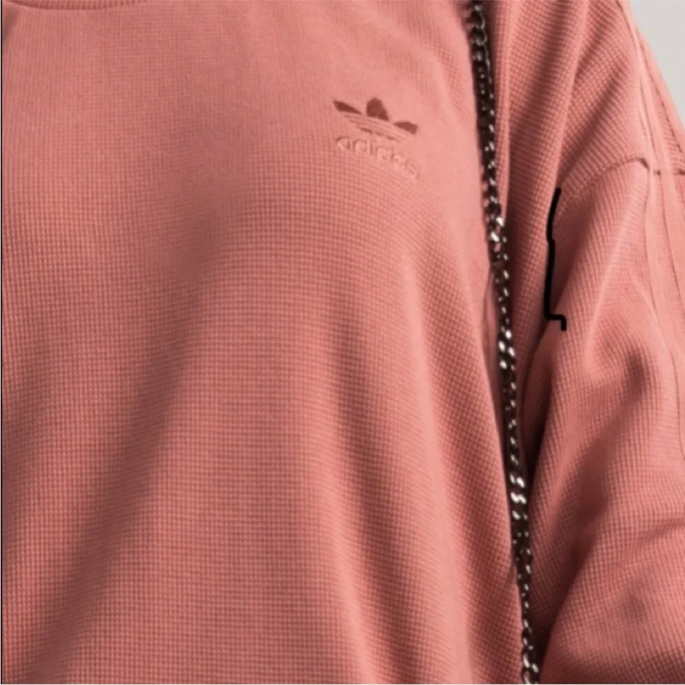 adidas Crewneck Sweater in Dusty Rose - Picture 3 of 4
